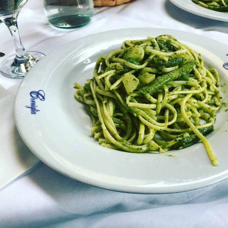 Corniglia Liguria Pesto Pasta